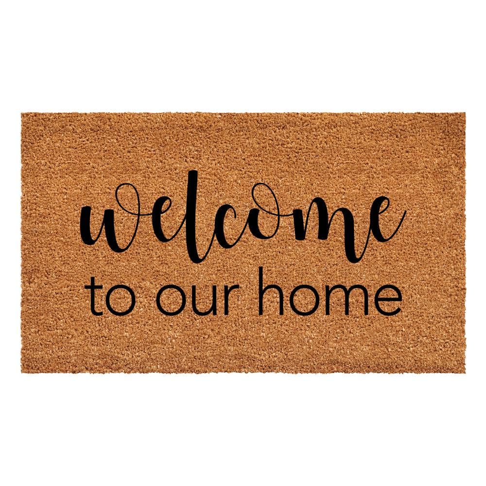 Welcome To Our Home Doormat, 24" x 36"