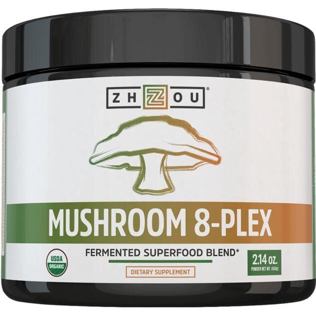 Zhou Mushroom 8-Plex Vitamin | 2.14 oz Powder