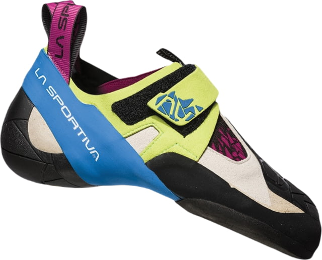 La Sportiva Skwama Climbing Shoes - Women's Apple Green/Cobalt Blue 35