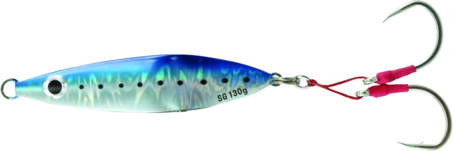 Savage Gear Squish Erratic Fall Deep Drop Jig 5/0 Hook Flutter Sinking Sardine Flash 80 grams 3 3/4in SJ-80G-SF