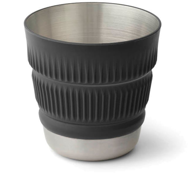Sea to Summit Detour Stainless Steel Collapsible Mug Beluga Black