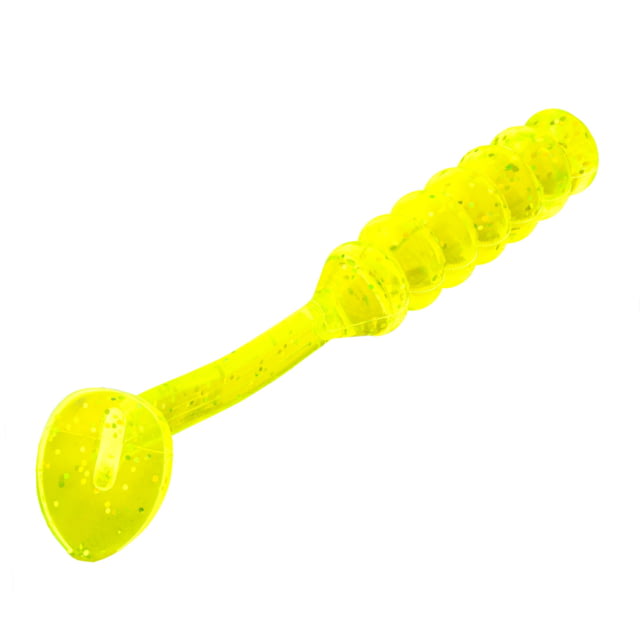 Strike King Slabalicious XL Softbait 10 pack 2.5in Chartreuse Shiner