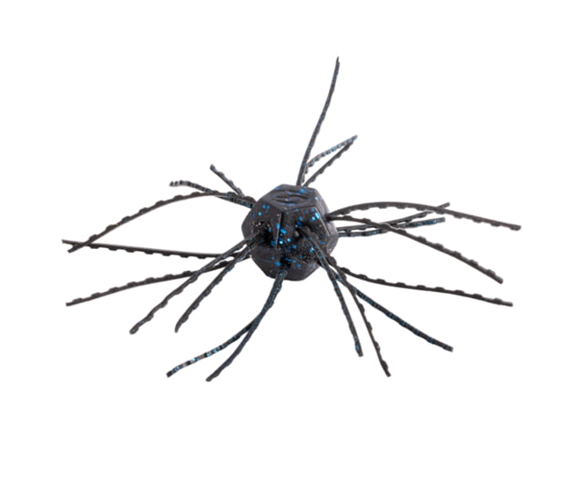 Strike King Tumbleweed Floating Softbait 4 pack 3in Black/Blue