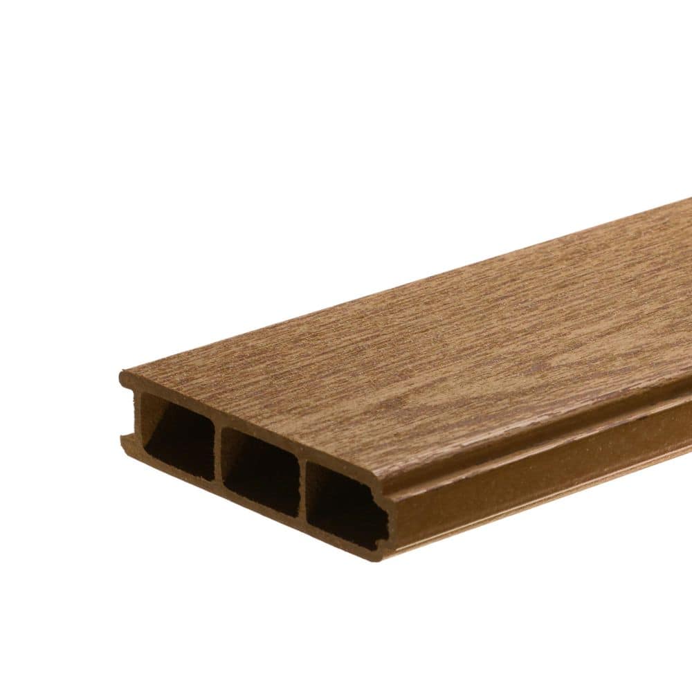 I.Dekk 5.25 in. Copper Canyon Composite Deck Board Sample