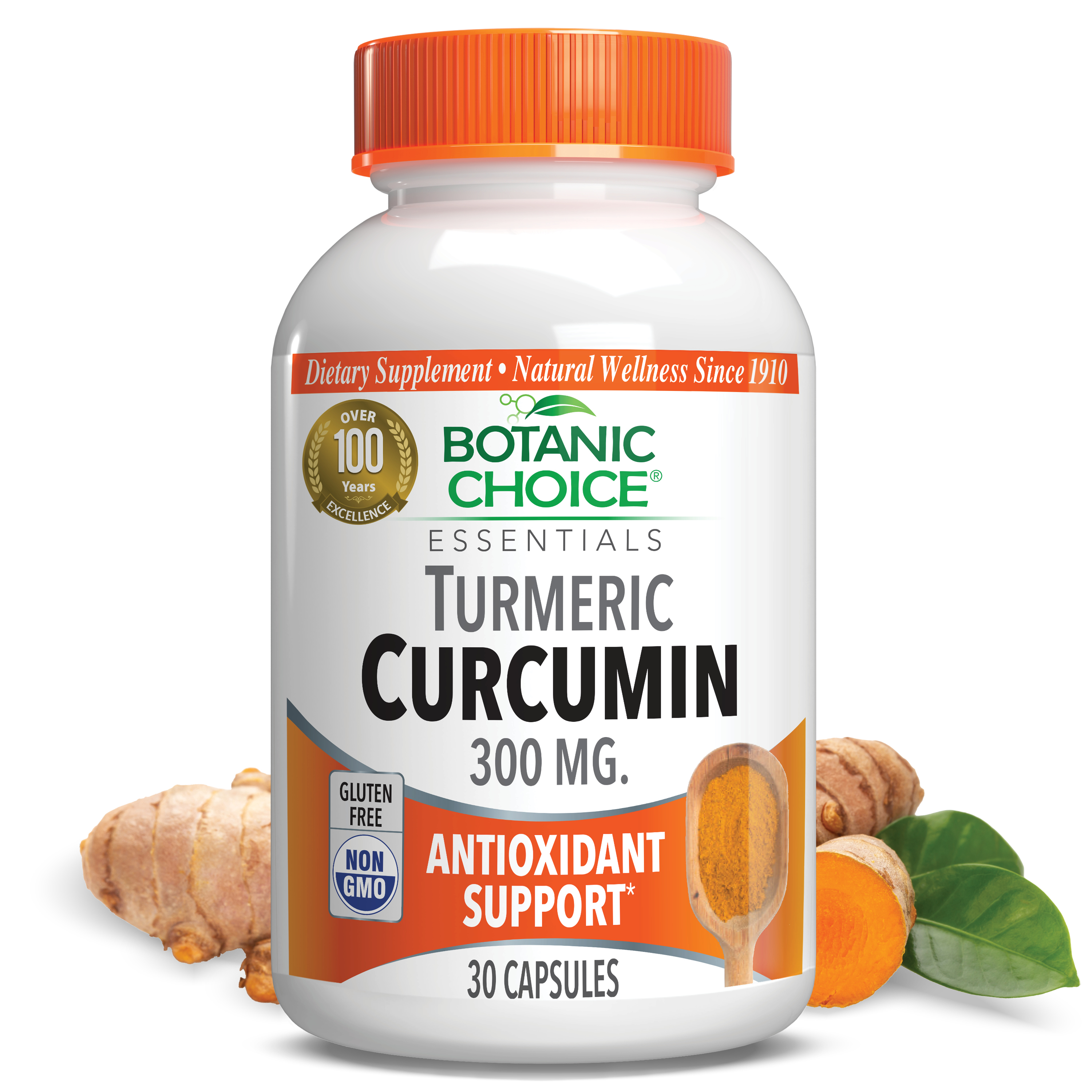 Curcumin 300 mg - Antioxidants Supplement - 30 Capsules