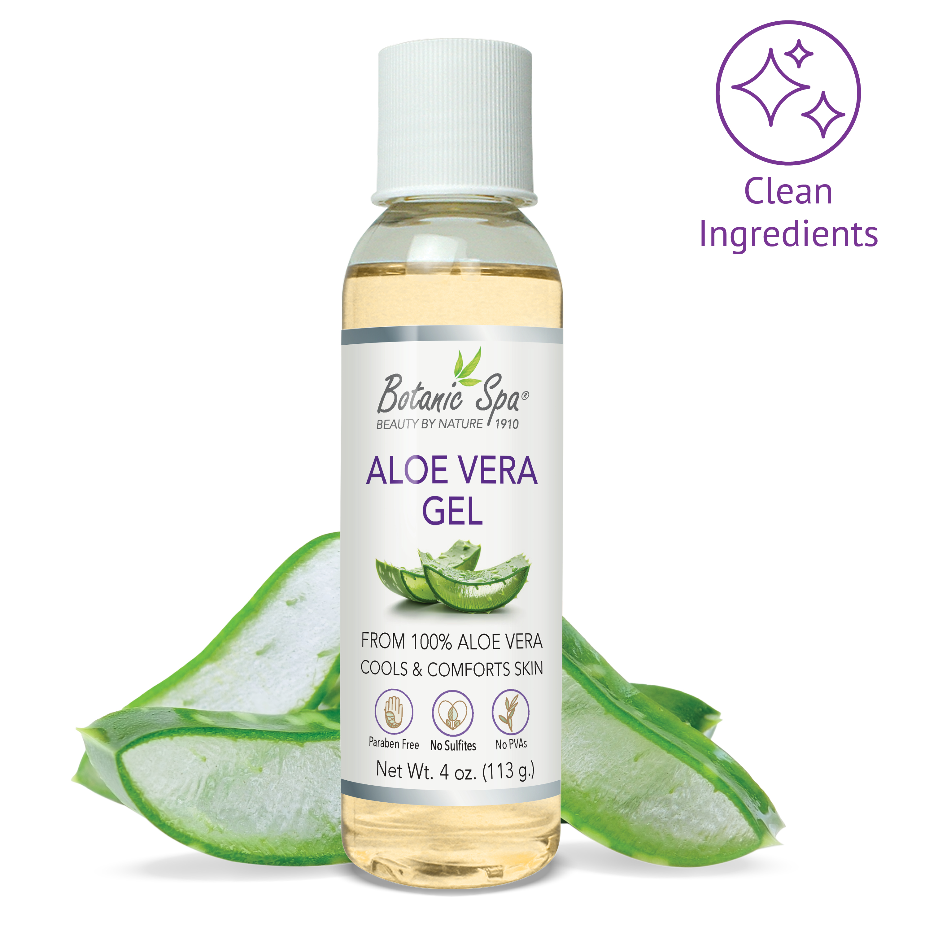 New & Improved Aloe Vera Gel - 4 Oz