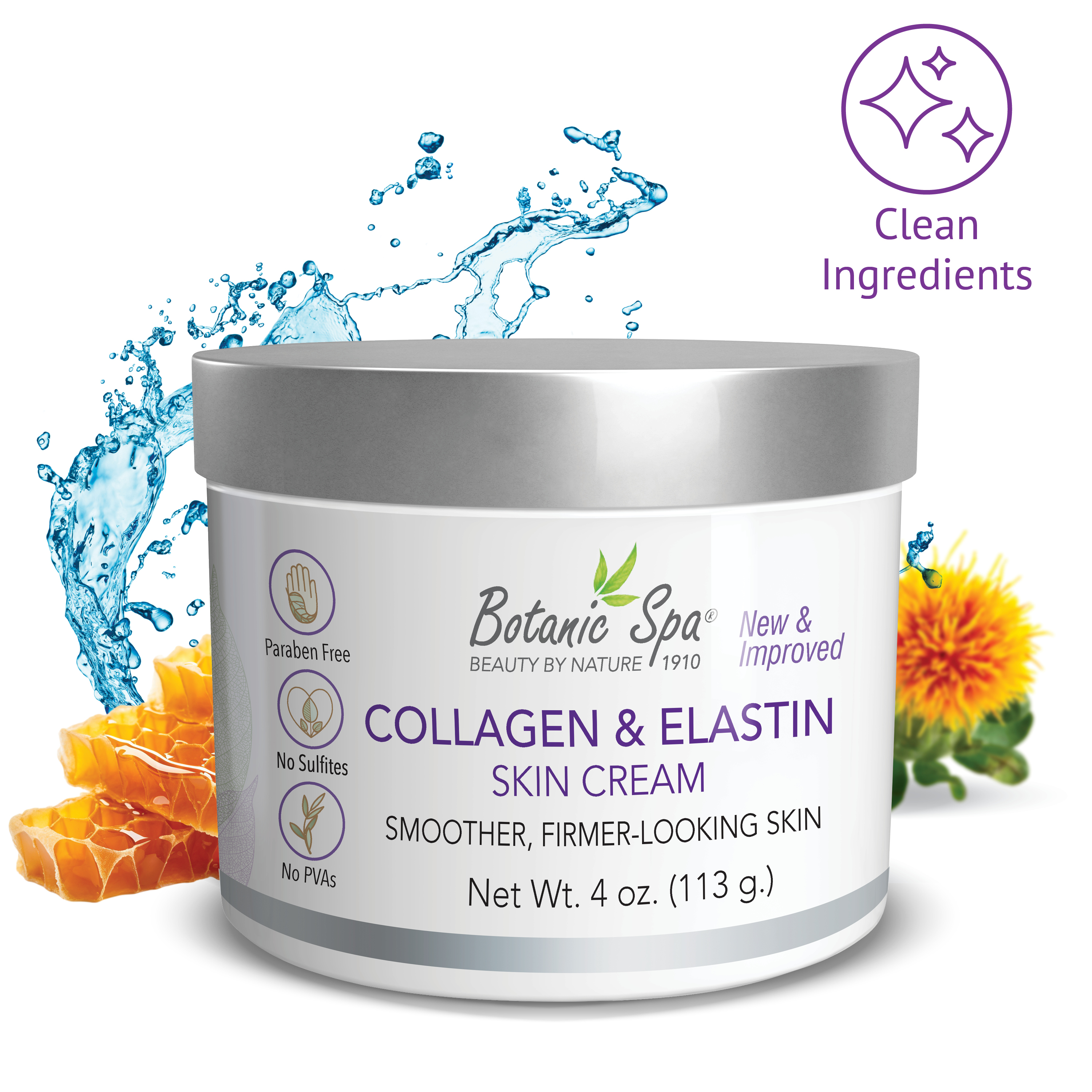 New & Improved Collagen & Elastin Skin Cream - 4 Oz