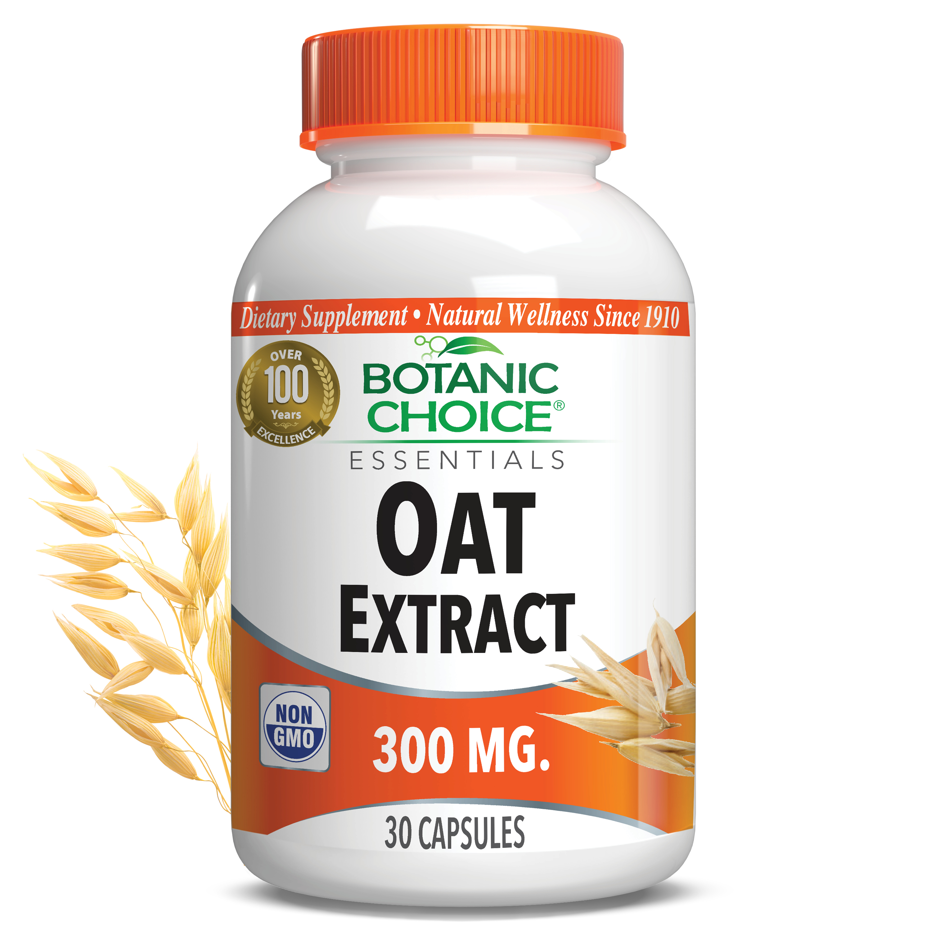 Oat Extract 300 mg - Weight Loss Support Supplement - 30 Capsules