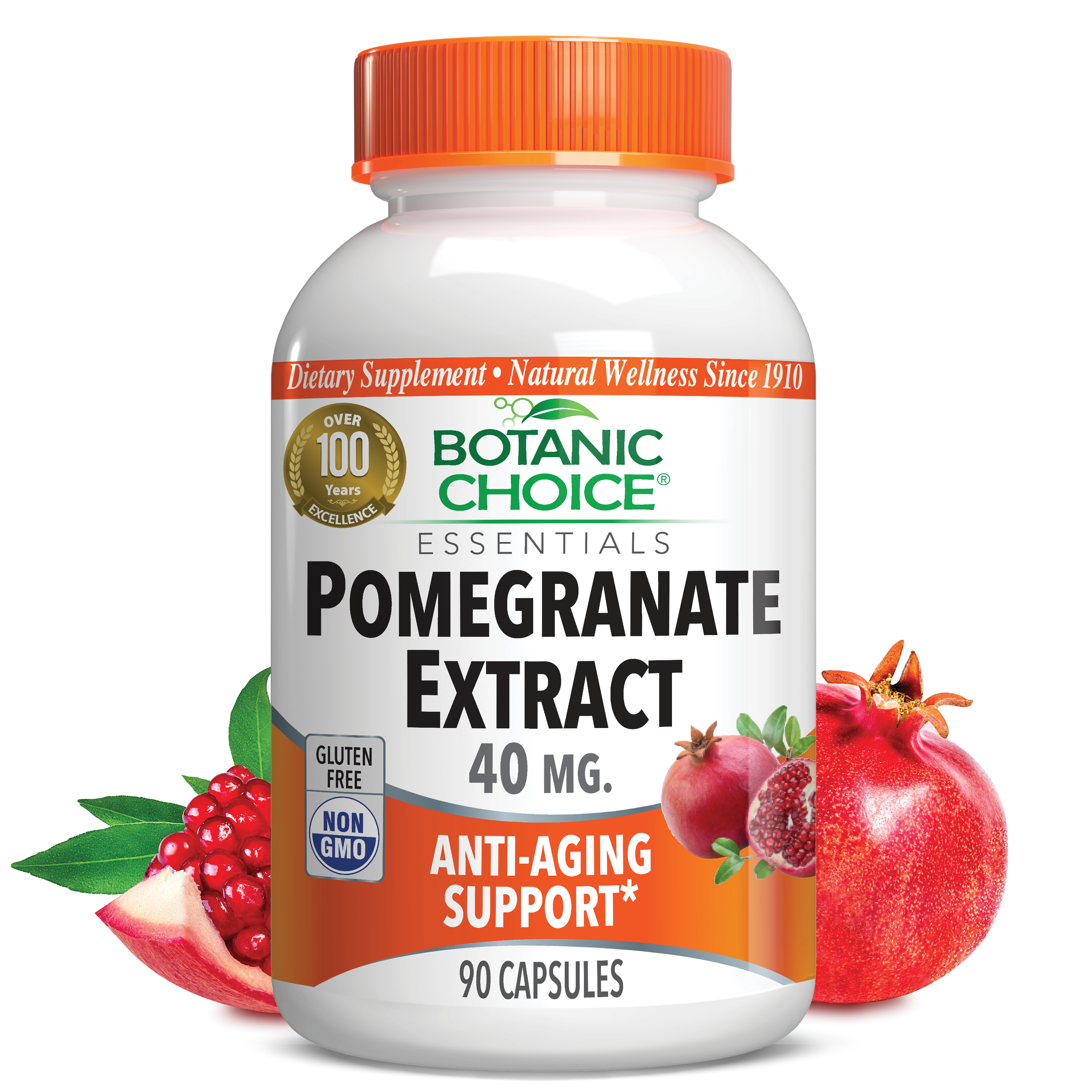 Pomegranate Extract 40 mg - Immune Support Supplement - 90 Capsules