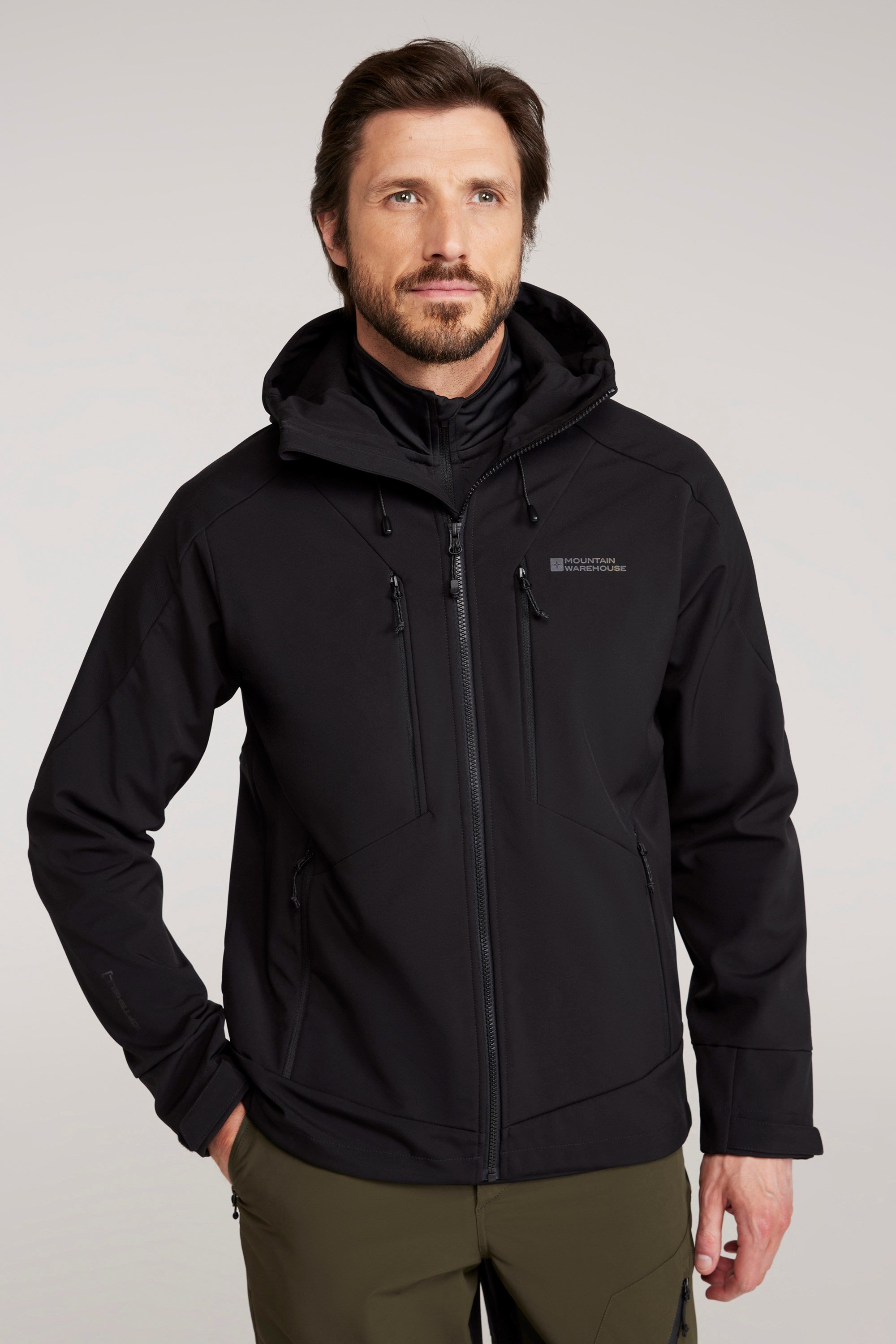 Radius Mens Softshell Jacket - Black