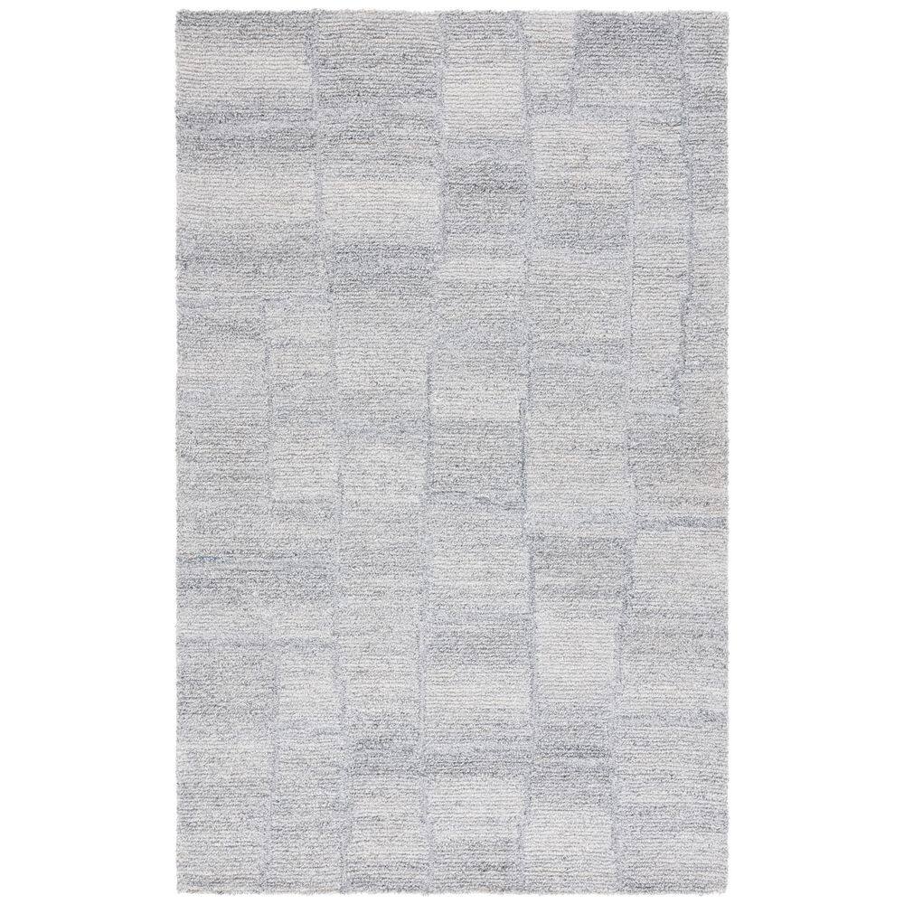 Renewal 5 ft. x 8 ft. Gray Solid Tabular Area Rug