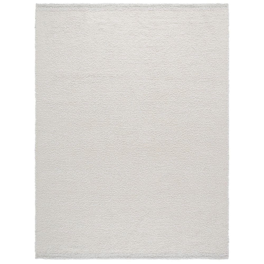 Renewal 8 ft. x 10 ft. Ivory Modern Solid Area Rug