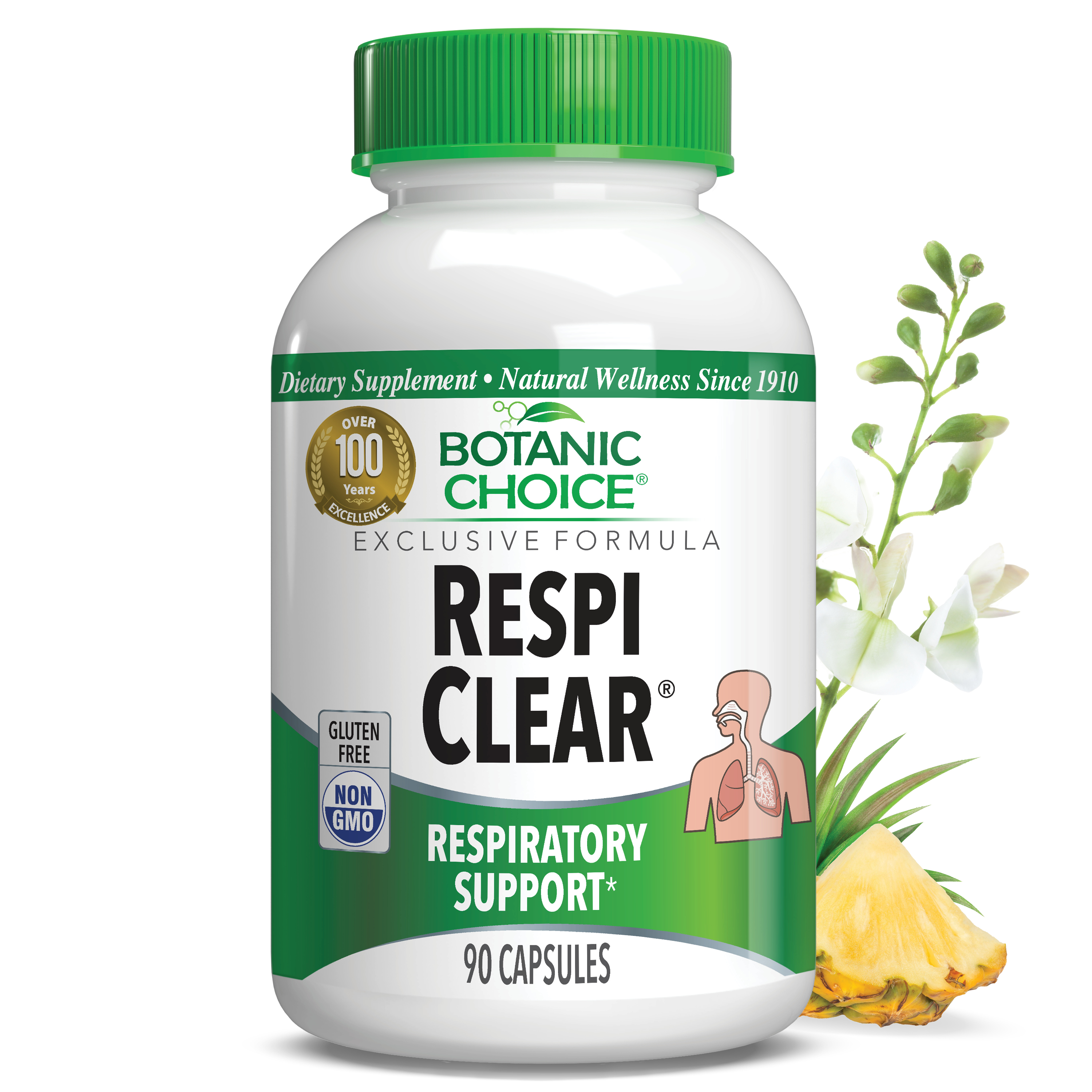 Respi Clear® - Respiratory Health Support Supplement - 90 Capsules