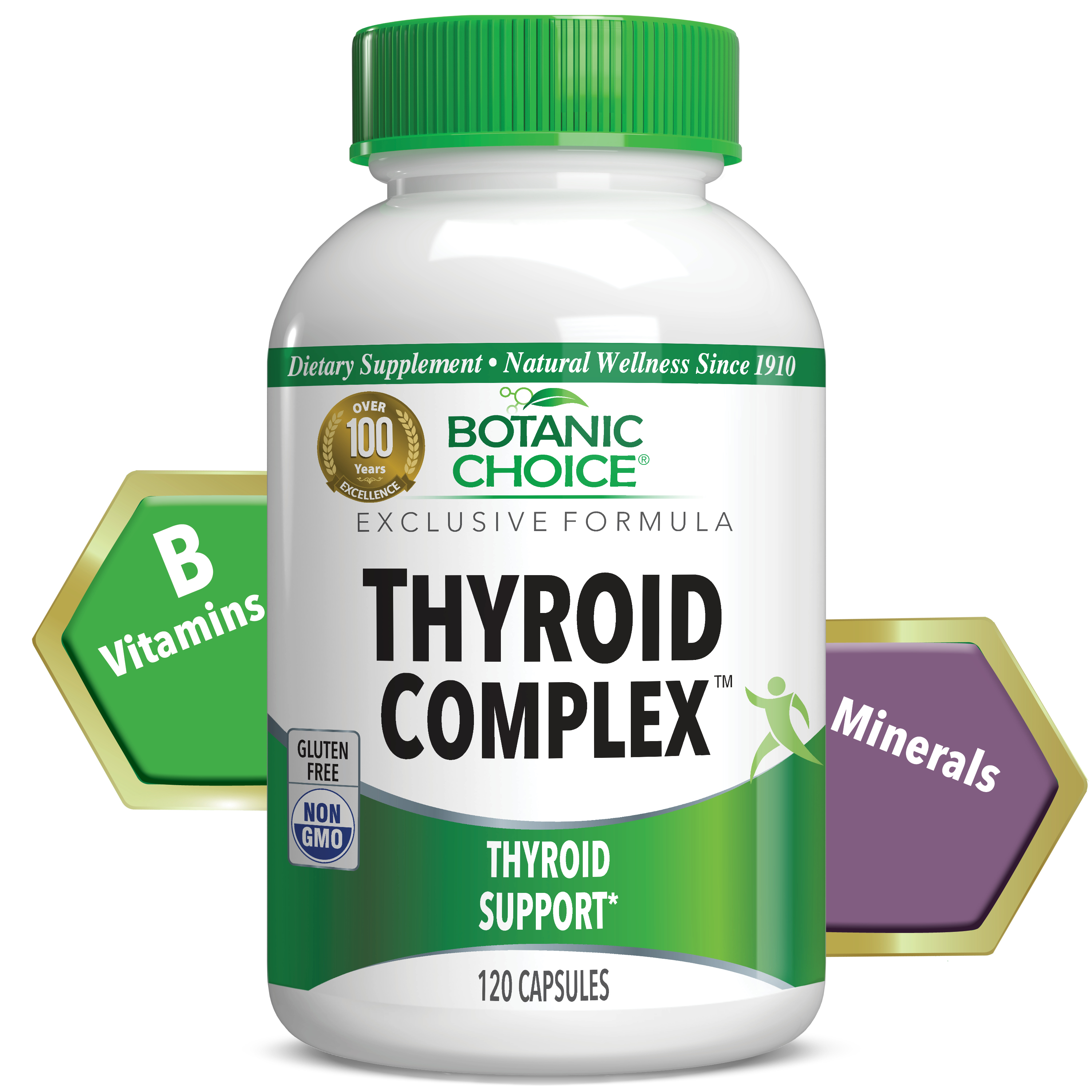 Thyroid Complex™ - Thyroid Health Support Supplement - 120 Capsules