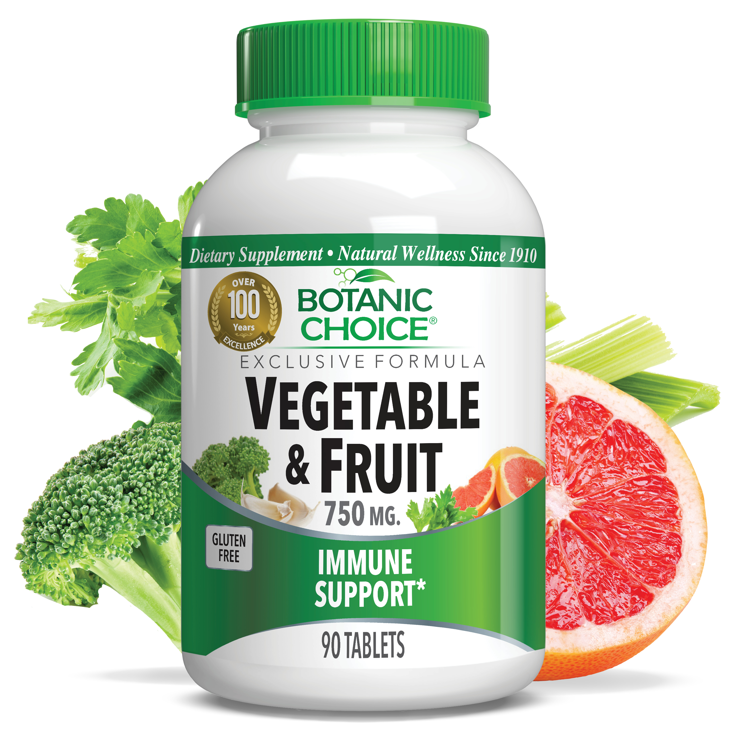 Vegetable & Fruit - Immune Support Supplement - 90 Tablets