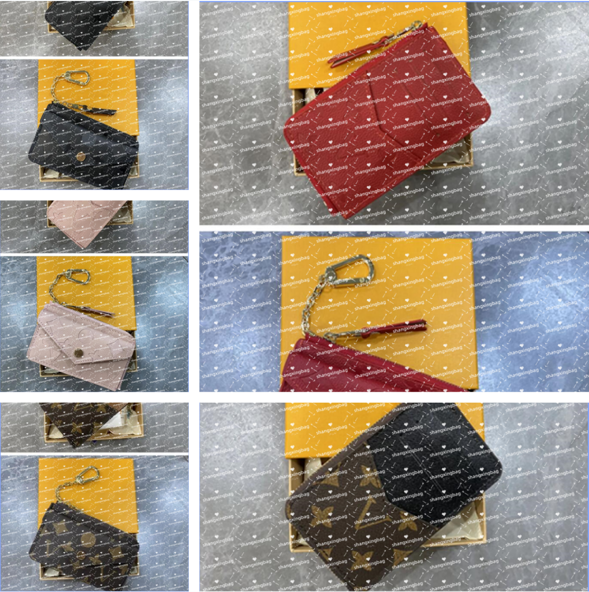 10A CARD HOLDER RECTO VERSO Designer Fashion Womens Mini Zippy Organizer Wallet Coin Purse Bag Belt Charm Key Pouch Pochette M69431