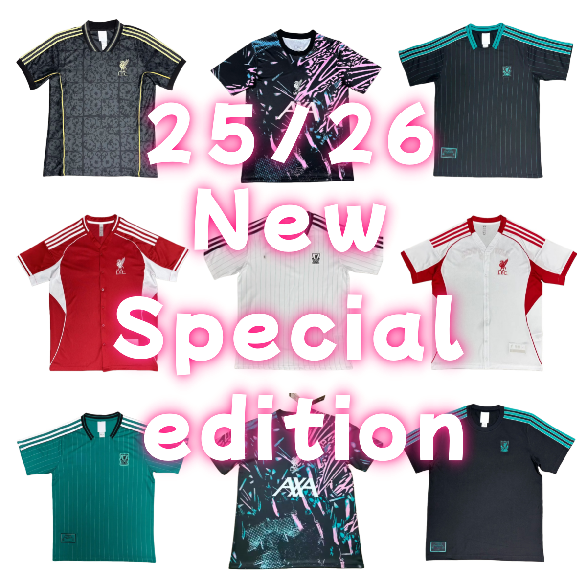 2025 2026 LFC soccer jerseys MAC ALLISTER ISAK ALEXANDE GAKPO WIRTZ Salah jersey fans player football shirt Mens Kids Kit sock Full 25/26 seasons