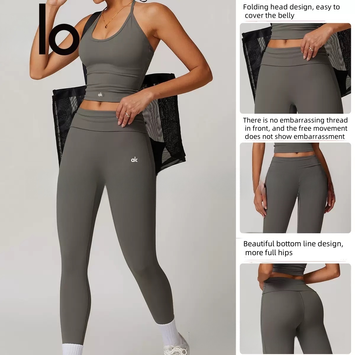 2025 Aalos Yoga leggings Women Shorts Cropped pants Outfits Lady Sports Ladies Pants Exercise Fiess Wear Girls Running Leggings slim fit align Aalos