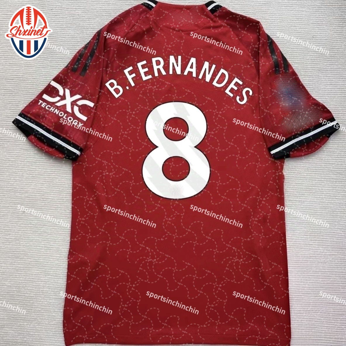 25-26 Season Rashford 10 Bruno Fernandes 8 Martinez 6 Ghana Joe 17 Adult Short Sleeve Casual Jersey 24-25 Home and Away Children's Sports Match