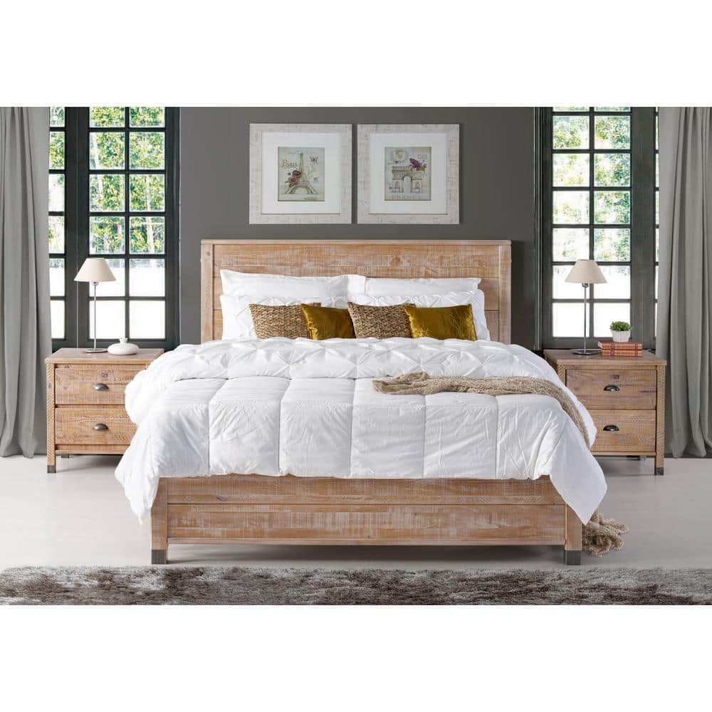 Baja Barnwood Queen Platform Bed