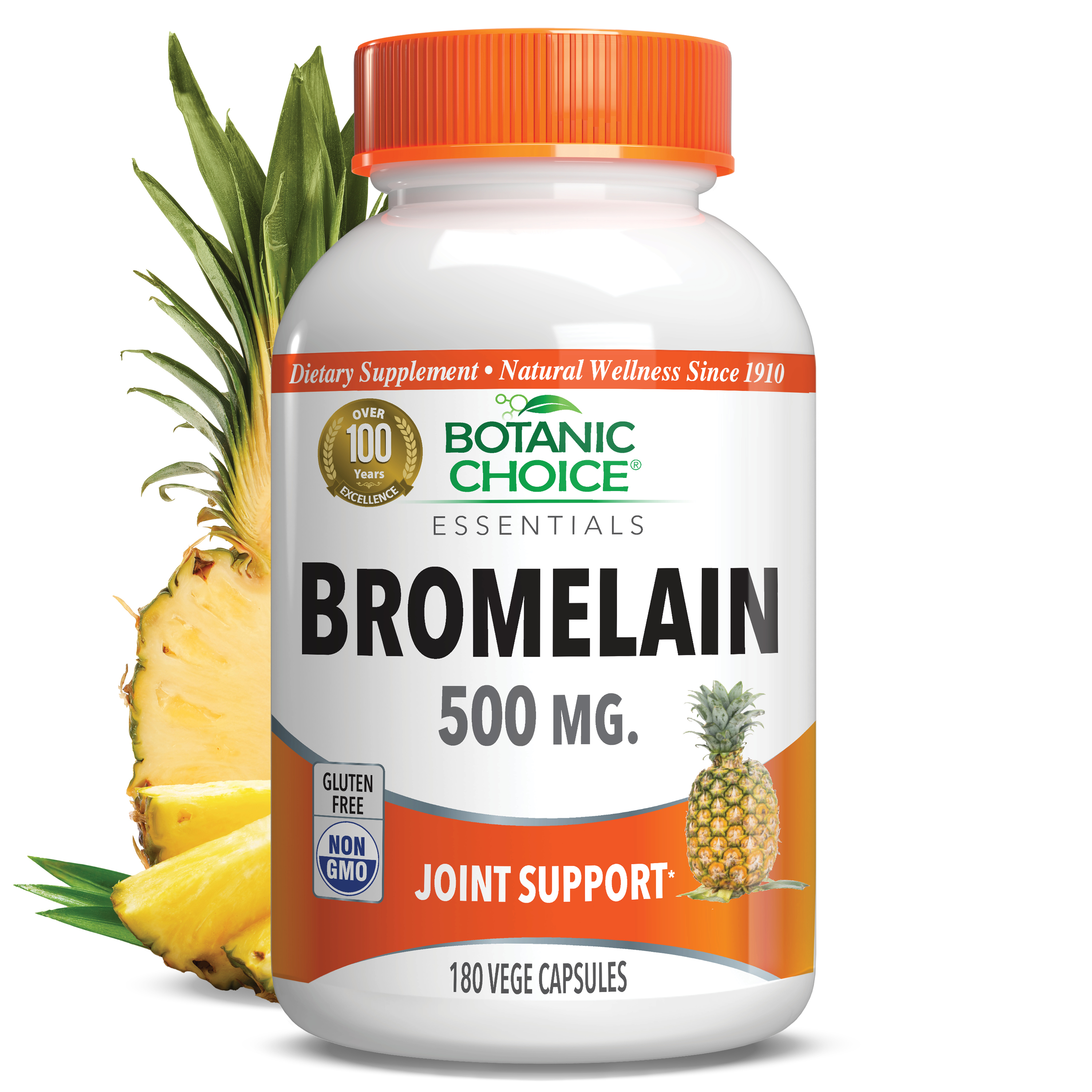 Bromelain - Joint Support Supplement - 180 Capsules