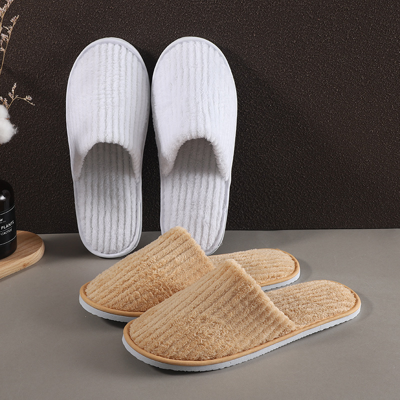 C104 Handcrafted Slip-Ons Featuring Durable Striped Fabric Interior and Non-Skid Bottom