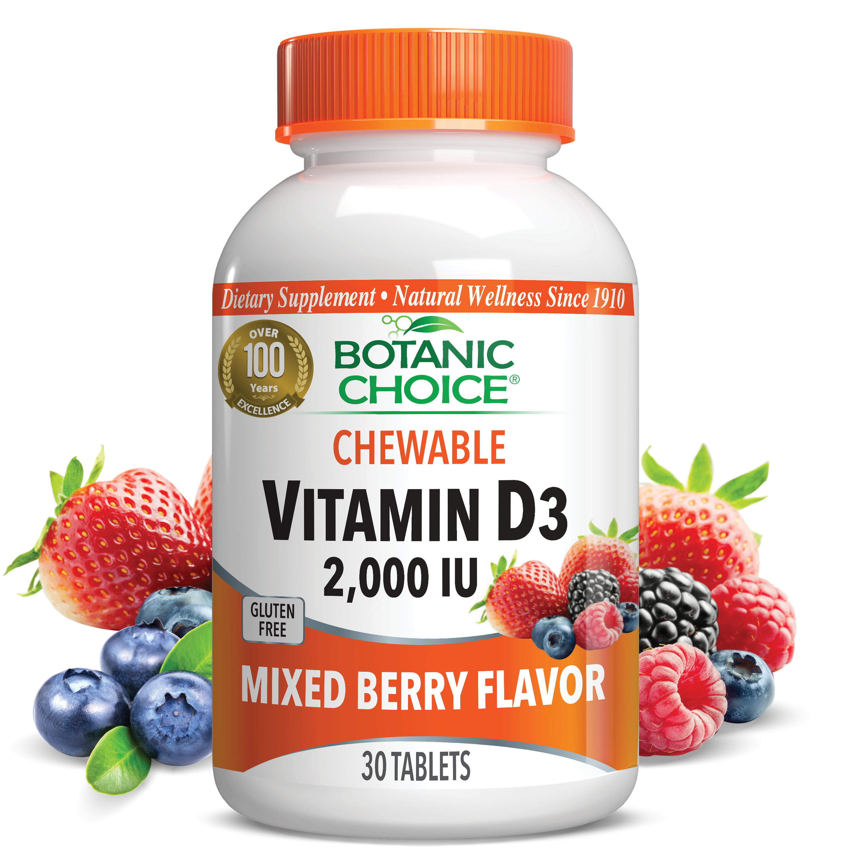 Chewable Vitamin D3 2000 IU - 30 Tablets