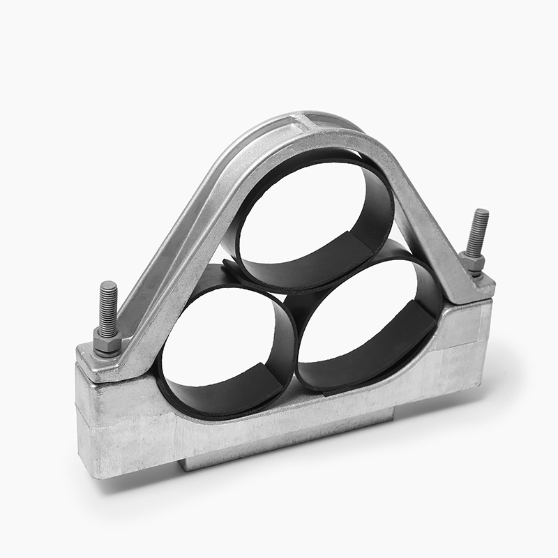 Custom High-Pressure Cable Clamp JGPU Type Aluminum Alloy with Holes for Bridge Rack Mounting