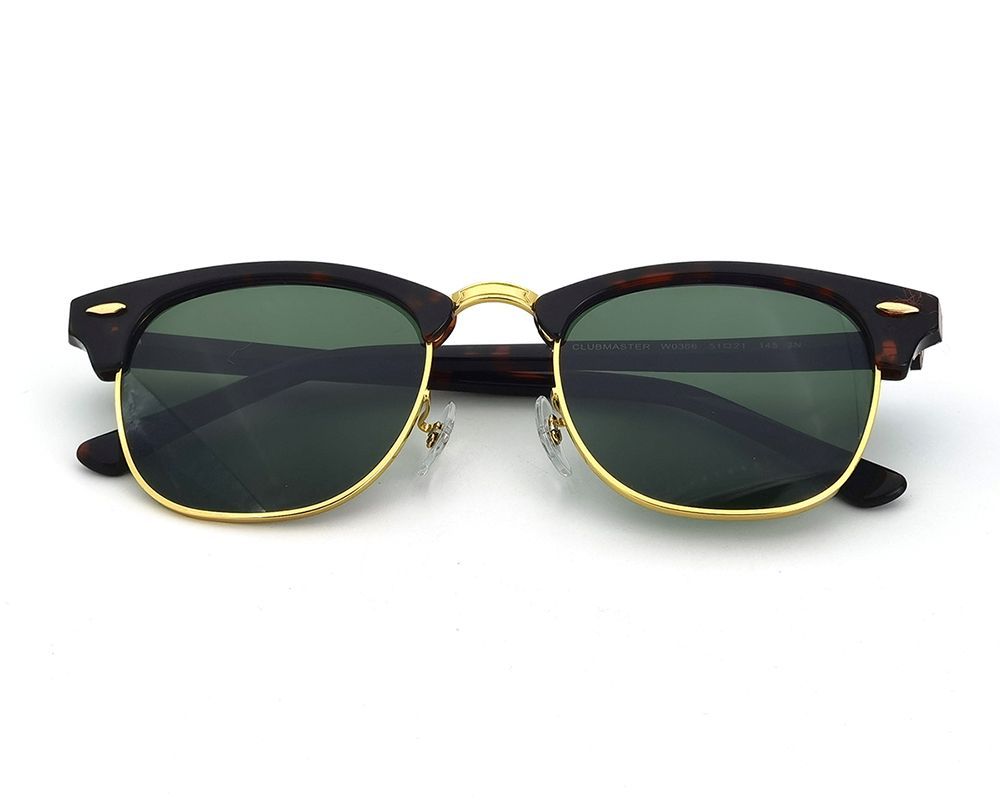 Designer Sunglasses Club Classi Brand Master Fashion Half Frame Glass lens Sun glasses Women Men Sunnies Outdoors Driving Travel Beach leisure