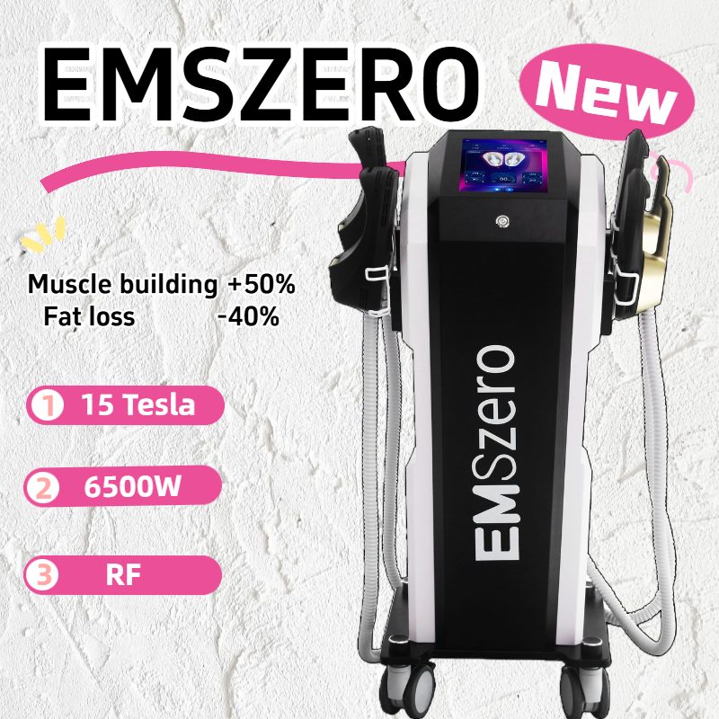 EMSzero Neo Machine with RF For Body Fat Burning Muscle Building Butt Lifting Machine 4/5 Handles Body Sculpting and Muscle Building Machine Fat Los