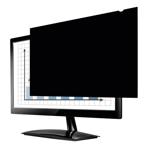 Fellowes Privascreen CRC48070 Monitor Privacy Filter - Blackout - Widescreen - For 21.5 Inches Monitor - 4807001