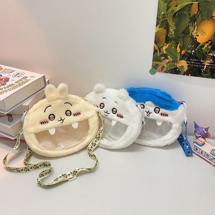 G32 Adorable Unisex Kawaii Fashion Accessory: Dual-Purpose Backpack/Crossbody Bag Featuring a Smartphone Pocket