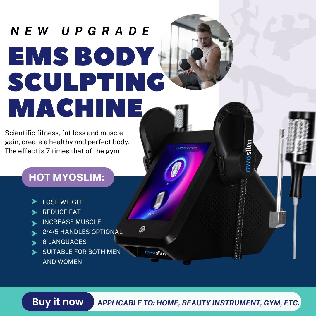 HOT Professional EMS Roller Body Slimming Machine 360Â° Rotating Fat Burning Weight Loss Skin Lifting Beauty Salon and Spa Sculpting Device