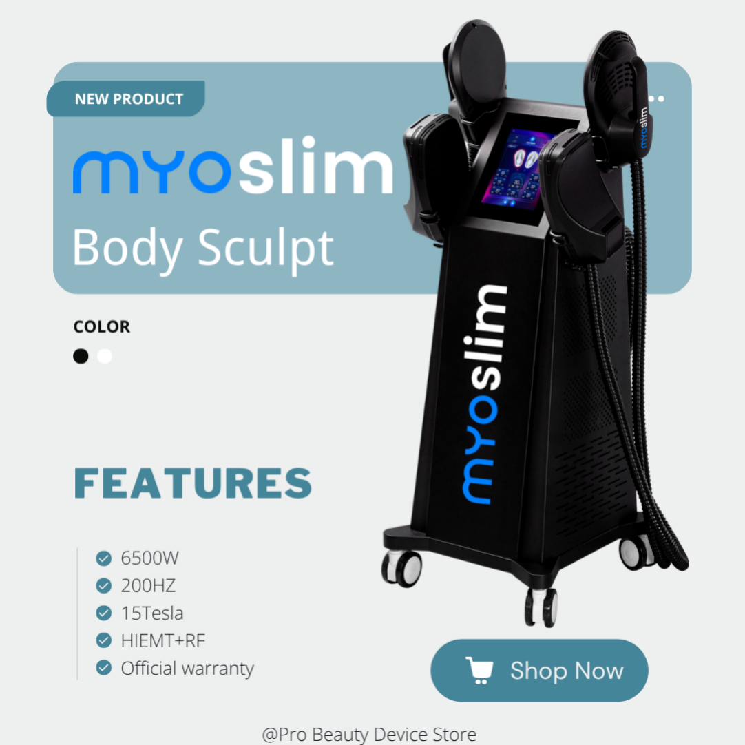 High Power Myoslim RF Slimming Machine 6500W EMS Body Sculpting and Weight Loss Tool