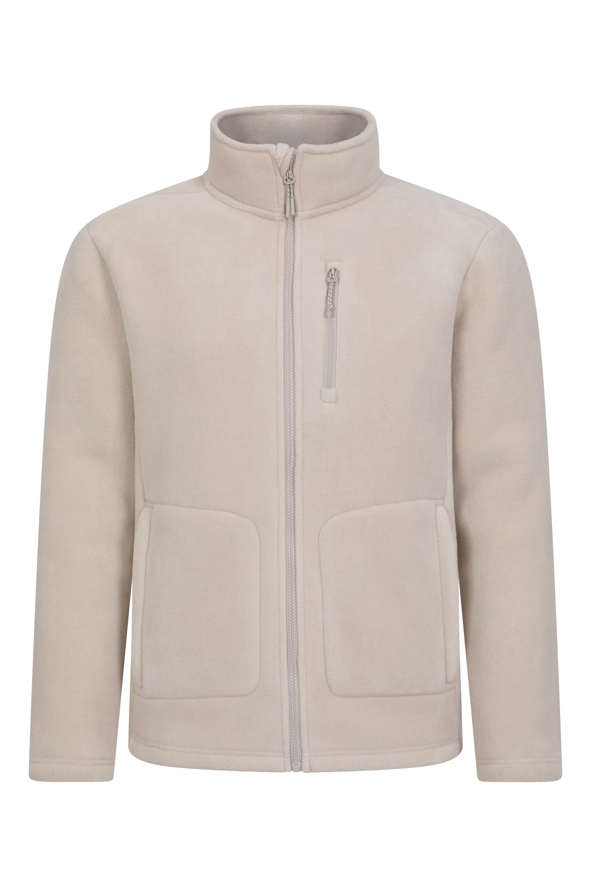Highland Mens Full-Zip Fleece - Beige