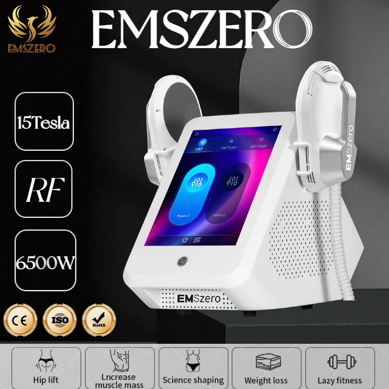 Hot EMSzero RF HIEMT EMS Body Sculpt Eletric Muscle Stimulator Muscle Massager Fat Burner Weight Loss Butt Lifter Shaper Slimming Machine CE