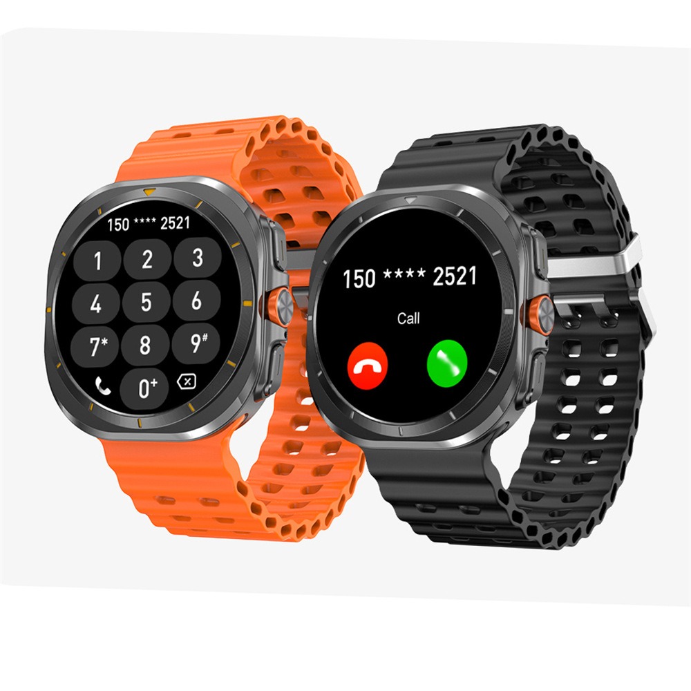 New WATCH ULTRA smart watch heart rate blood oxygen monitoring compass AI voice recording TWS connection watch7