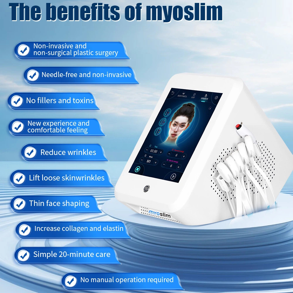 RF EMS Face Body Sculpt Machine Professional MYOSLIM for Salon Face Slimming Muscle Stimulation Anti Aging Face Lifting Skin Tightening