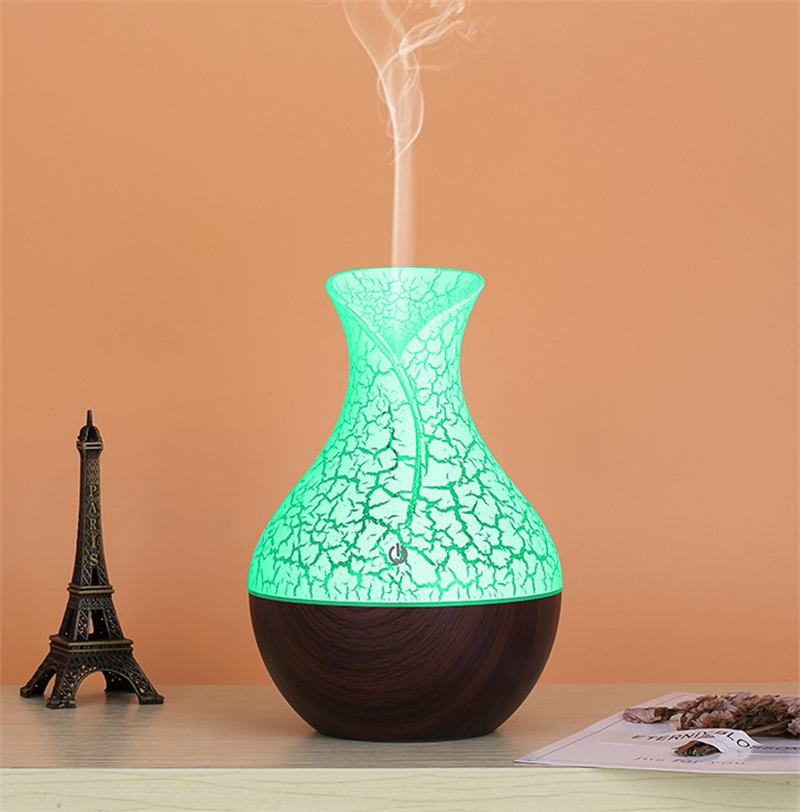 Smart Vase Shape Ultrasonic Humidifier Desktop Aroma Diffuser Fragrance Mist Fog Spraying Diffuses Into LivingRoom Bedroom Bathroom Deodorant Air Fr