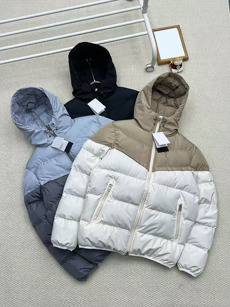 Unisex Designer Warm Hooded cotton Jacket with Coyote Fur Lining for Cold Weather top sport jacket size S-XXL