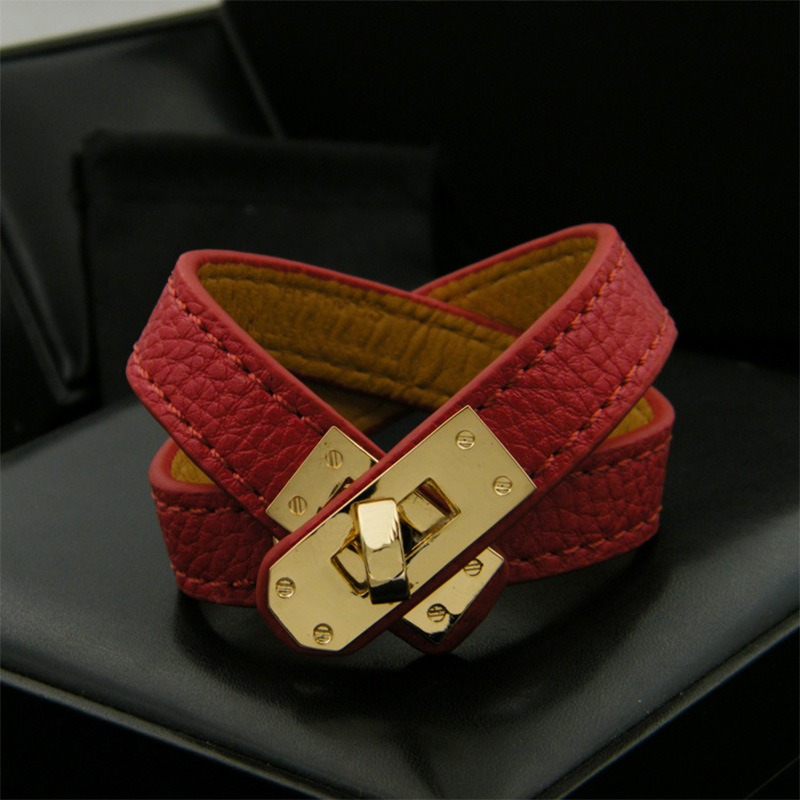 luxury bracelet Bracelet armband Double ring belt braceletUniversal couple bracelet ewelry woman designer bracelet homme men bracelet men bracelet d