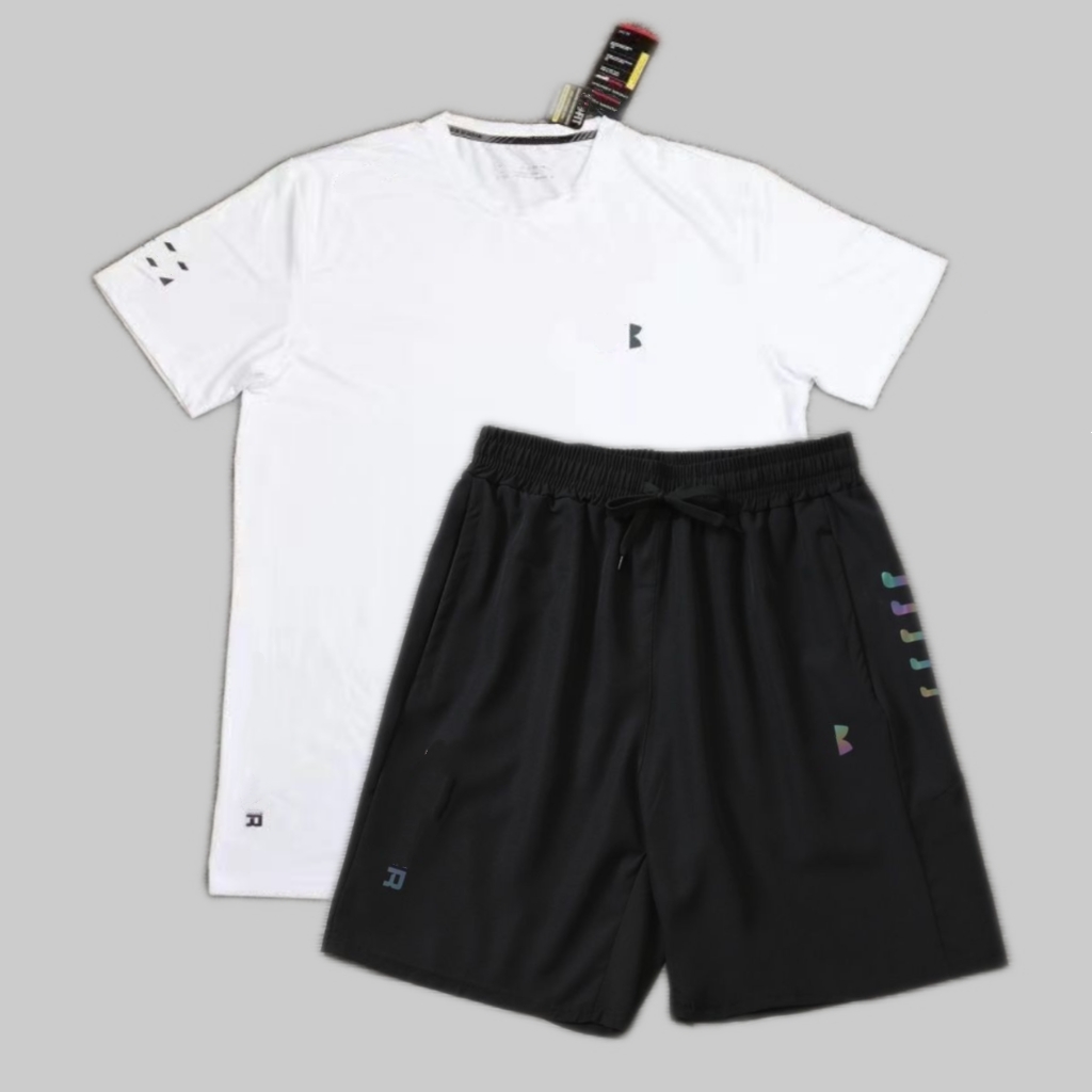 summer mens tracksuit womens designer clothing sportswear refreshing shorts and t shirt set breathable printed quick dry running training suit