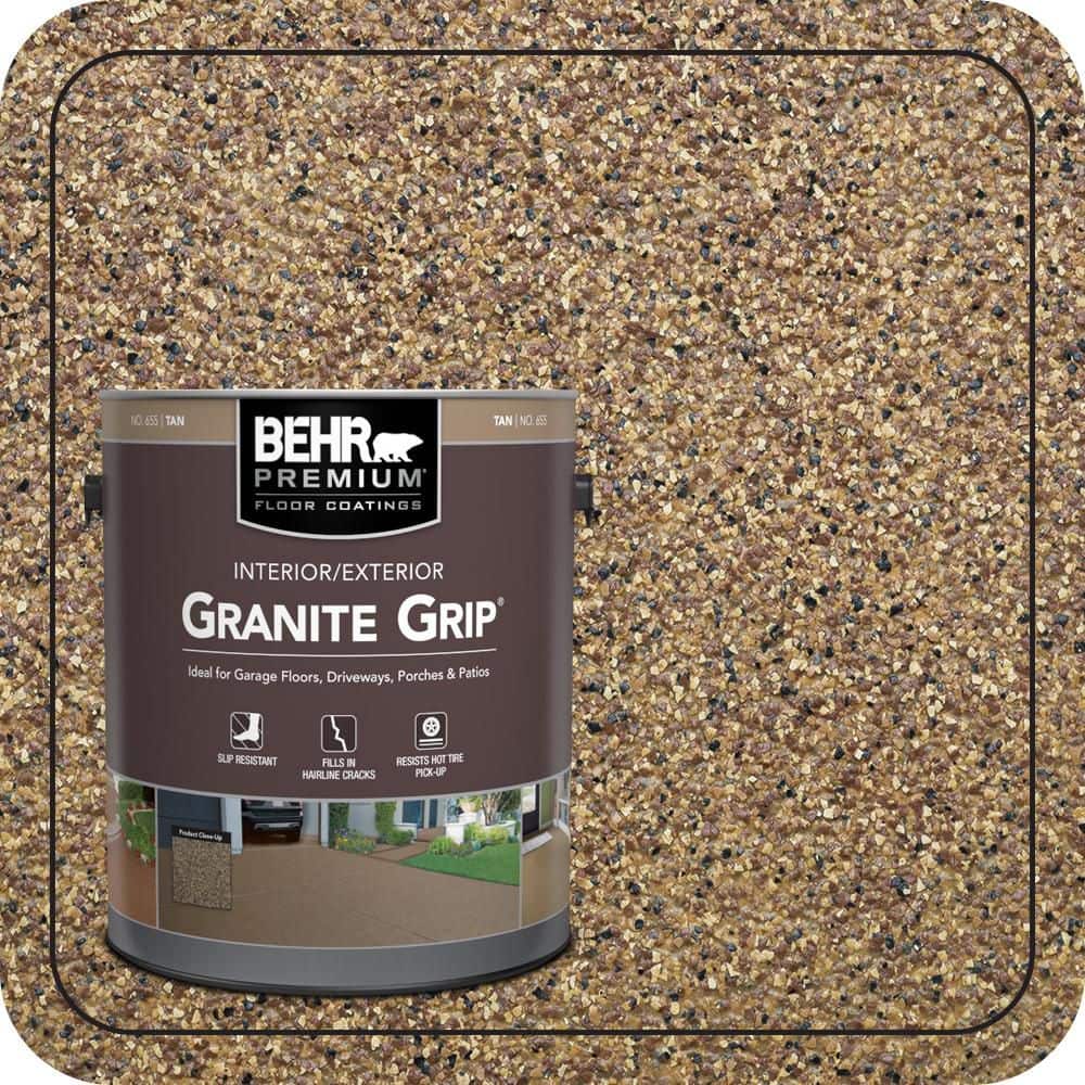 1 Gal. #GG-13 Pebble Sunstone Decorative Flat Interior/Exterior Concrete Floor Coating