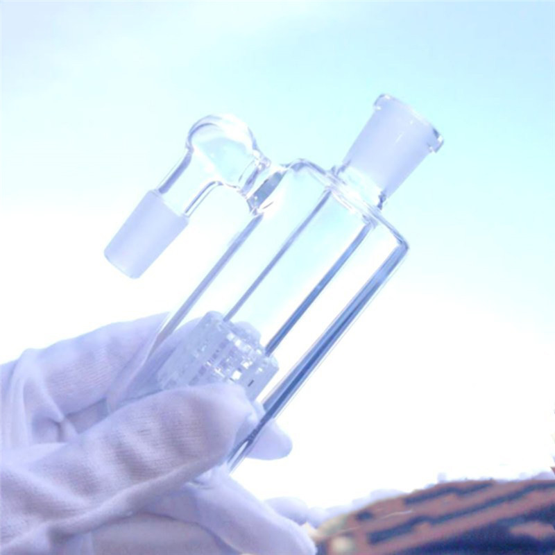 14mm 18mm 45 Degree 90 Degree Glass Bongs High Quality Made Thick 4.5 Inches Mini Bong Ask Catcher Pyrex Bongs FY2310