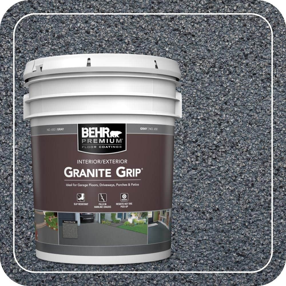 5 Gal. #GG-05 Azul Diamond Decorative Flat Interior/Exterior Concrete Floor Coating