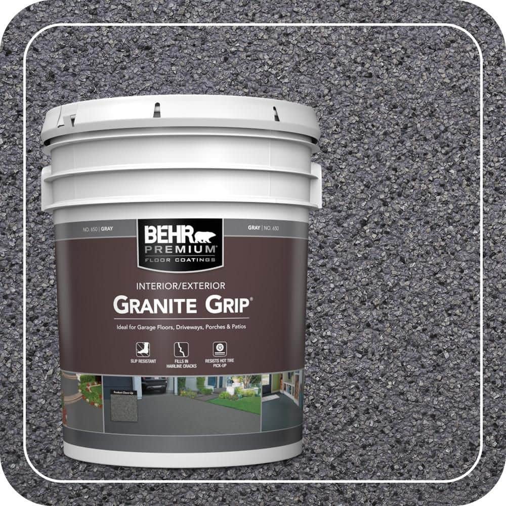 5 Gal. #GG-08 Galaxy Quartz Decorative Flat Interior/Exterior Concrete Floor Coating