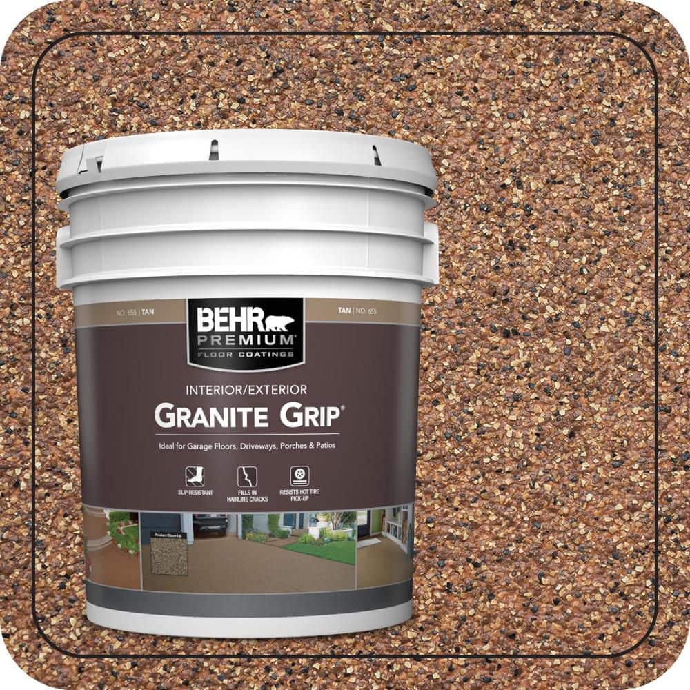 5 Gal. #GG-10 Copper Marble Decorative Flat Interior/Exterior Concrete Floor Coating