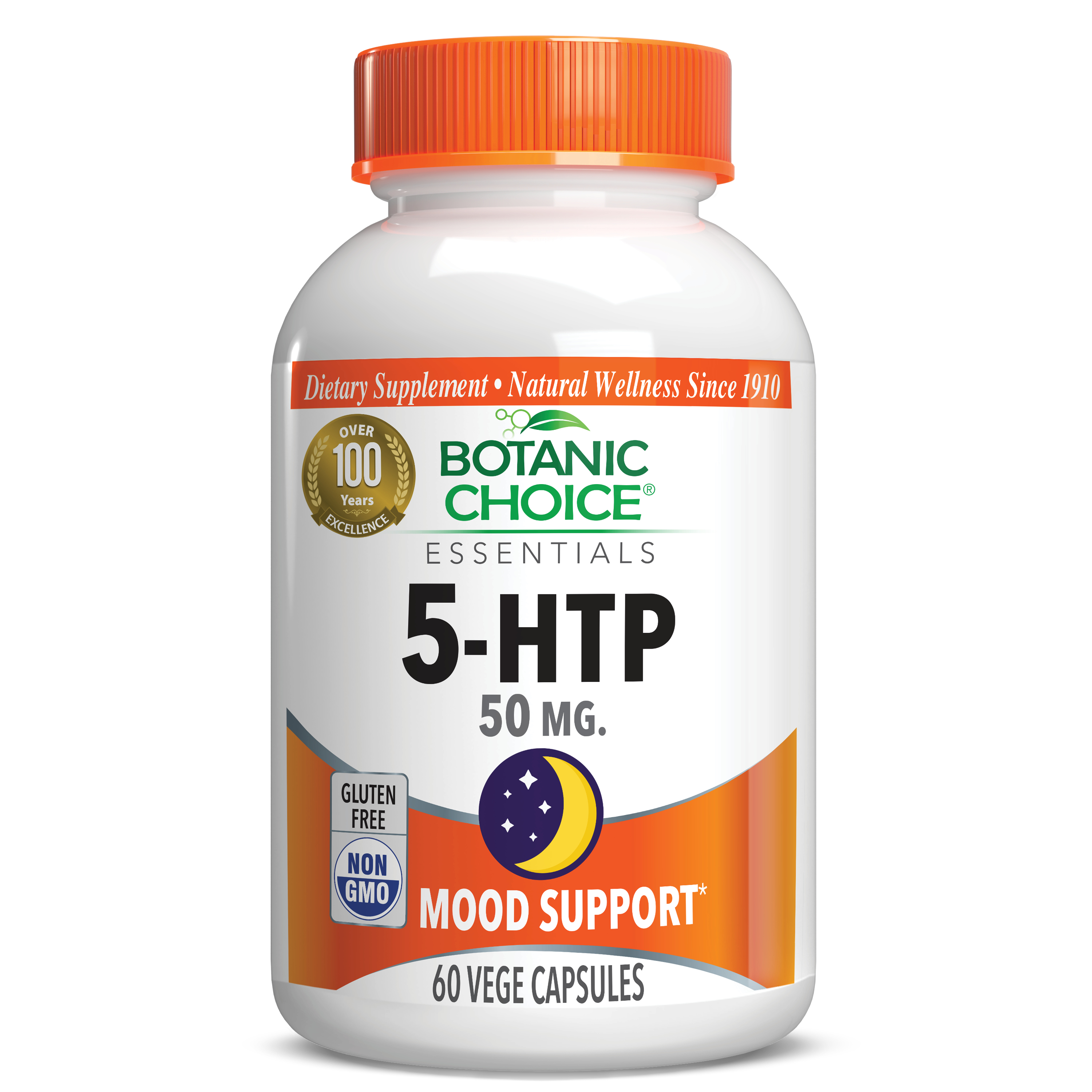 5-HTP 50 mg - Mood Support Supplement - 60 Capsules