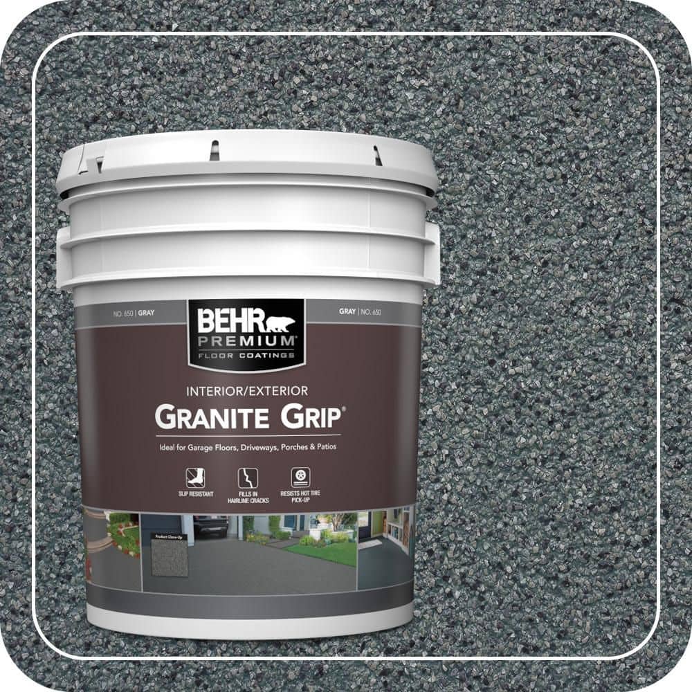 5 gal. #GG-02 Stone Valley Decorative Flat Interior/Exterior Concrete Floor Coating