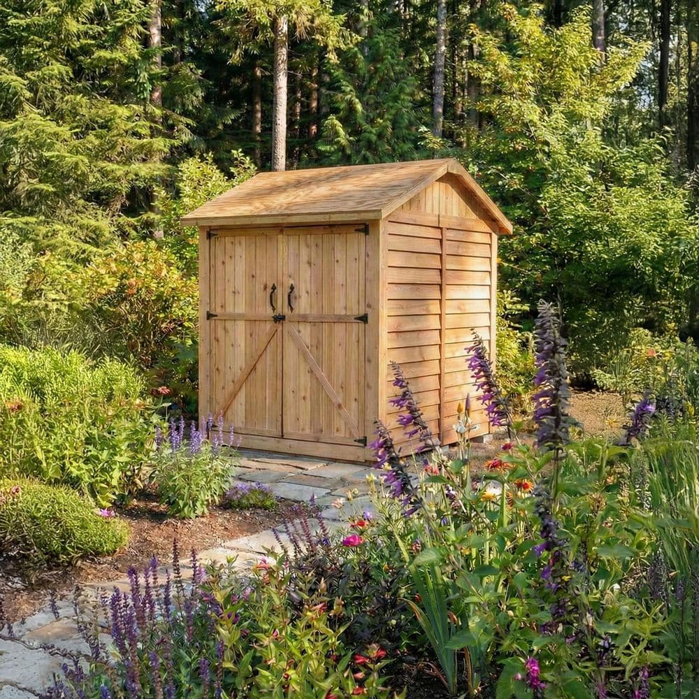 6 ft. x 6 ft. Western Red Cedar Maximizer Storage Shed